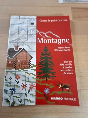 Stickmusterheft, Montagne, von Carnet de point de croix, Französisch