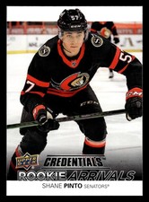2021-22 Upper Deck Credentials - Rookie Arrivals - #RA-50 Shane Pinto