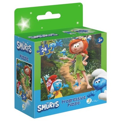 Dodo Toys Puzzle Die Schlümpfe 24 Teile - Prinzessin im Wald (22x22cm)