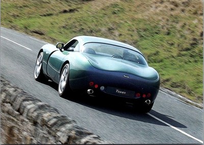 TVR Tuscan 4x6 automobile advertising Postcard