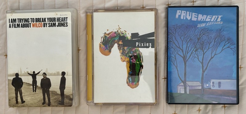 Indie Rock DVD Lot Pavement Pixies Wilco Classic Vinyl Music 