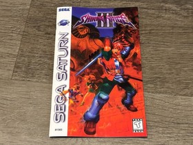Shining Force III Sega Saturn Complete CIB Excellent Condition Authentic