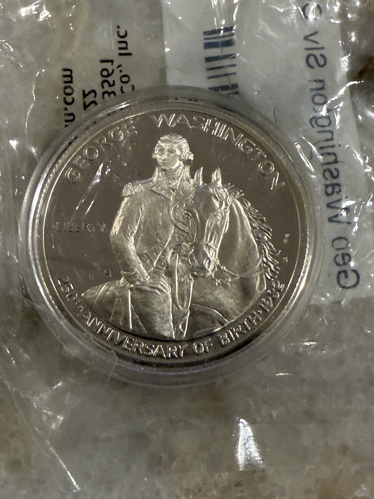 Half Dollars (1982-S 90% Silver Washington, 1991-S Clad Proof Rushmore) - Cello