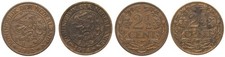 Netherlands - 2-1/2 Cent 1912, 1914 - Better Date