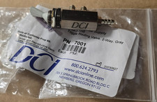 DCI 7001 Toggle Routing 2-Way Selector Valve Hex Body Gray - FREE SHIPPING