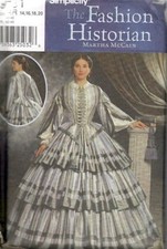 SIMPLICITY 9761 THE FASHION HISTORIAN BY MARTHA MCCAIN SZ 14-20