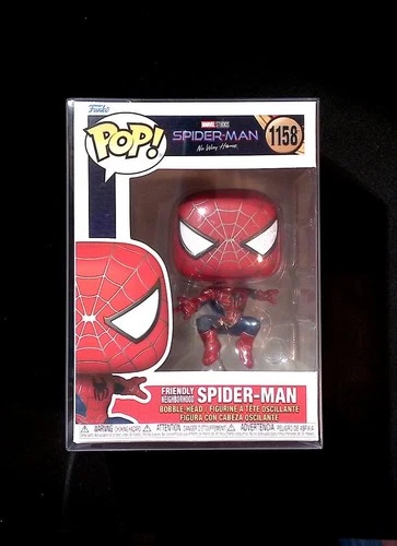 Friendly Neighborhood Spider-Man Funko Pop! 1158 Marvel MCU Holland protector