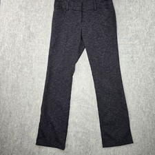 New York  Company Women's Trousers Charcoal Gray Size 6 Straight Fit Polyester