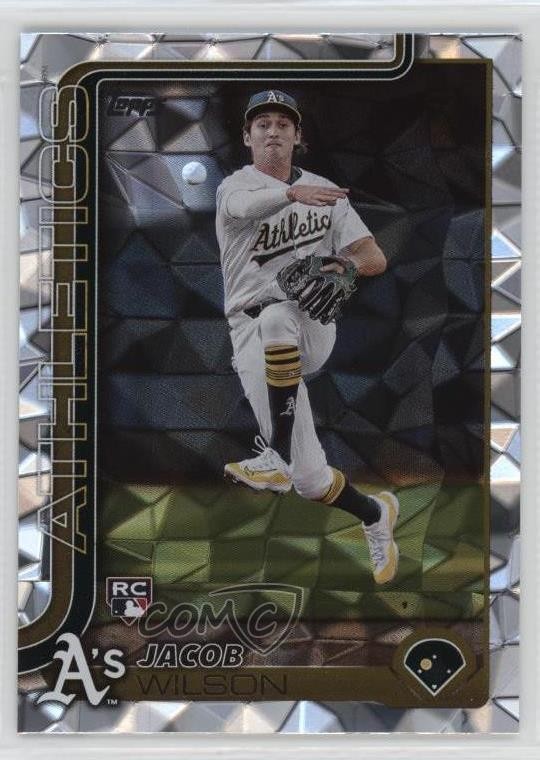 2025 Topps Series 1 Diamante Foil Jacob Wilson #314 Rookie RC 14o0