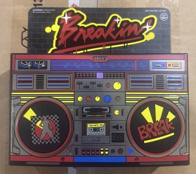 Super7 ReAction Breakin  Boombox 3-pack (Ozone, Turbo, Special K) Metallic New