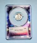 1943 P MERCURY DIME PCGS MS 63 PURPLE CORE 90% SILVER #S284