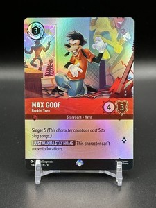 Disney Lorcana Fabled - MAX GOOF - Rockin' Teen #214/204 - Epic Parallel