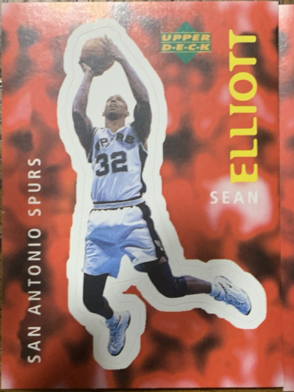 Upper Deck Collectors Choice Sticker Lot Elliott/Laettner/Malone/Ewing
