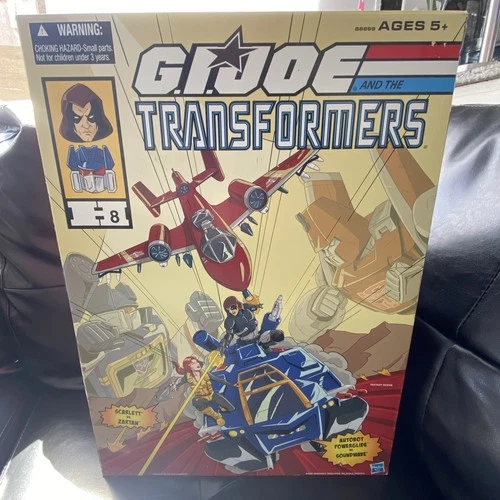 GI Joe and the Transformers 8, Scarlett, Zartan, Powerglide, Soundwave SDCC MISB
