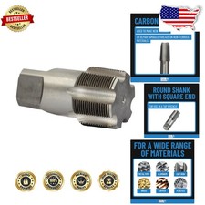 Durable 2" NPT Pipe Tap Carbon Steel DWTPT Series - For Re-threading Pipes