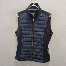 Schoffel Lyndon Hybrid Polartec Country Navy Quilted Fleece Gilet Vest Uk 8