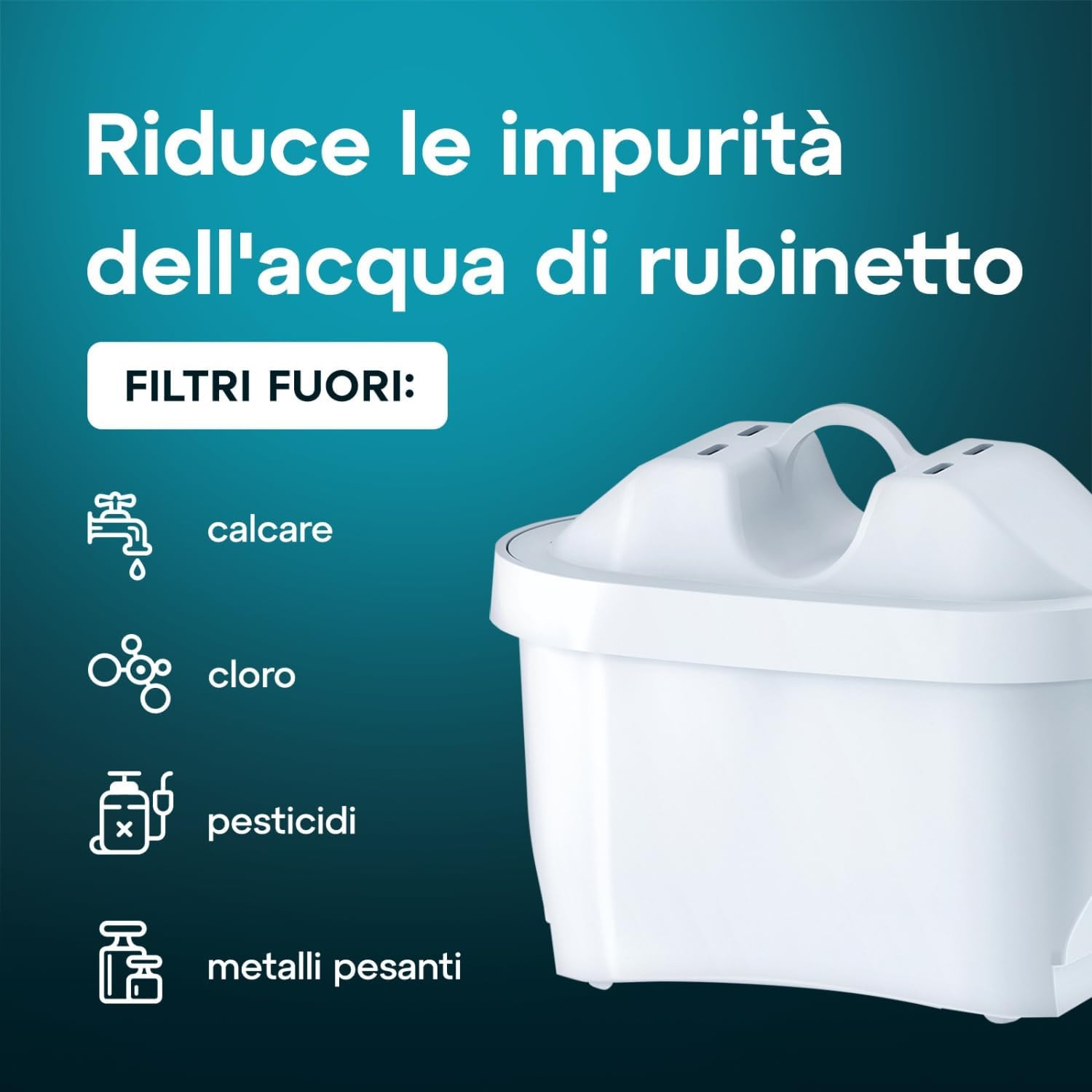 Filtri MAX+ Compatibili Brita Maxtra - Confezione 6 Pezzi Risparmio - 4
