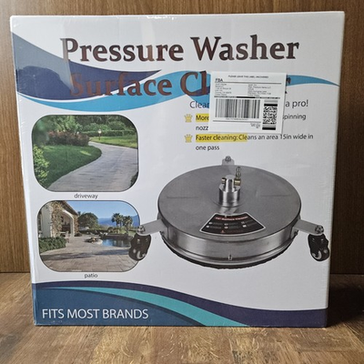 #ad 15quot; 4000 Psi Pressure Washer Surface Cleaner Stainless Steel Fits Most Brands $49.99