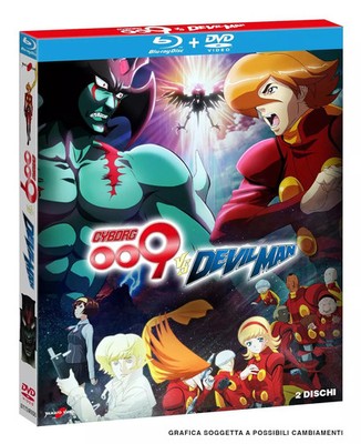 Blu-ray + DVD CYBORG 009 VS DEVILMAN + Booklet Full Edition nummeriert new