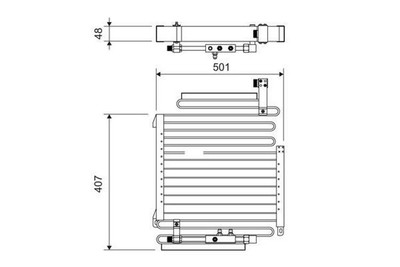 VALEO 814288 Kondensator Klimaanlage Klimakondensator für AUDI COUPE (89, 8B)