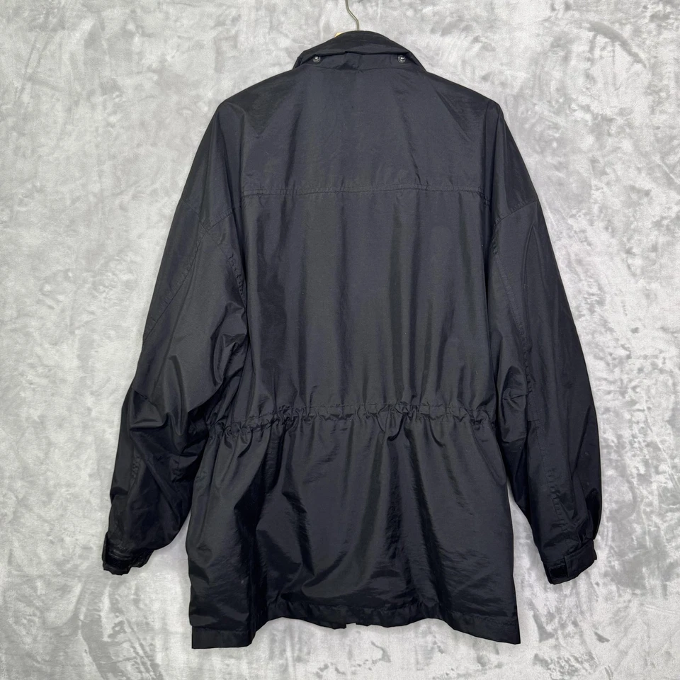 Port Authority Outdoors Jacket Mens XL Black Gibson Embroidered Windbreaker Coat - Image 2 of 4