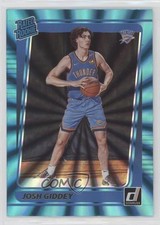 2021-22 Panini Donruss Rated Rookie Holo Teal Laser Josh Giddey #202 e8i