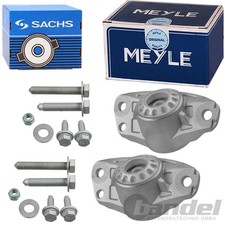 2xMEYLE DOMLAGER + SACHS ANBAUSATZ HINTEN passend für AUDI Q3 VW PASSAT B6 B7 CC