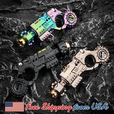 Mini lanzador de juguetes inquieto metal EDC alivio del estrés anillo giratorio juguete de escritorio