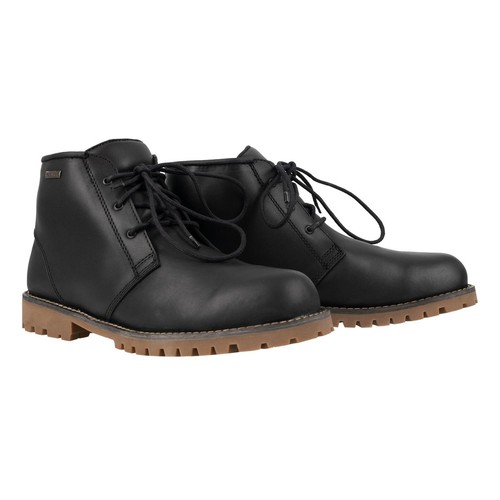 Oxford Chukka Mens Motorcycle Waterproof Leather Boots Urban Riding Shoes CE - Picture 1 of 12