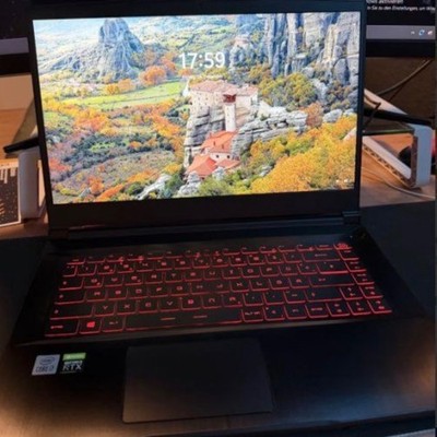 MSI Gaming Notebook GF65 Thin 10UE + Kühlpad + Windows 11