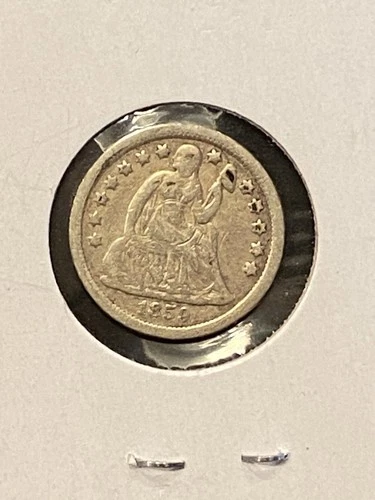 1859 seated liberty dime Circulated VF Good Details .90 U.S.A Silver