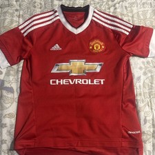 Adidas Manchester United 2015/2016 kids youth jersey shirt Youth M