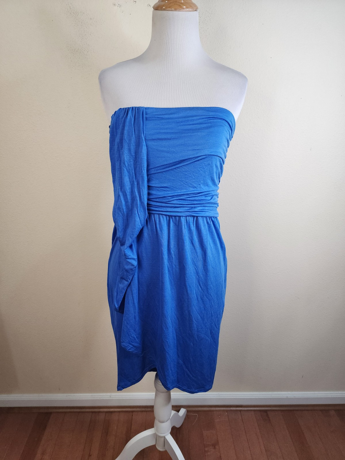 Zara Basic Women's Strapless Lyocell Mini Dress S… - image 3