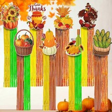 Thanksgiving Decorations Outdoor Hanging Decorations: 8PCS Thanksgiving Turke...