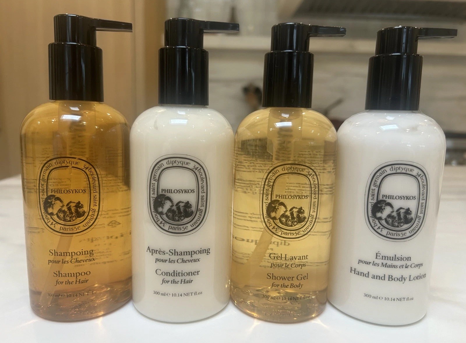 Ritz-Carlton Diptyque Philosykos 300mL/10oz Shampoo/Conditioner/Body Wash/Lotion