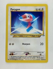 Porygon 2002 Pokemon Neo Destiny Unlimited Common #78/105 * Near Mint on eBay