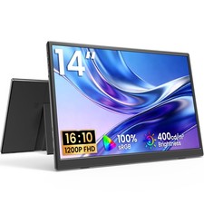 Portable-Monitor-for-Laptop 14 inch FHD 1920  1200P USB C HDMI Ultra-Slim IP...