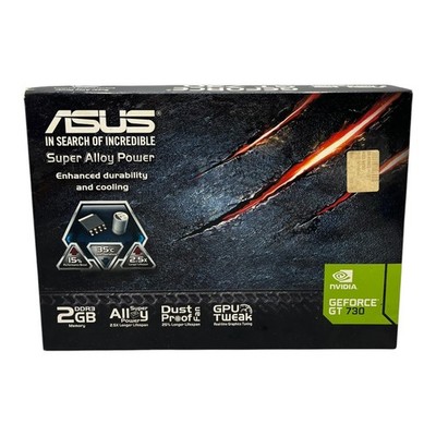 asus Nvidia Geforce GT 730 DDR3 2GB Super Alloy Power GPU Tweak HDMI DVI VGA