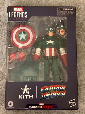 KITH x Hasbro Marvel vs Capcom Captain America Gameverse Player 2 Figur