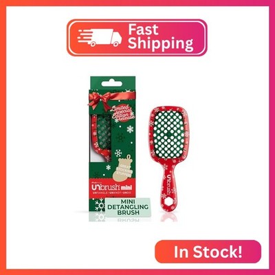 UNbrush Mini Holiday Hair Brush for Pain-Free Brushing On All Wet/Dry Hair Types
