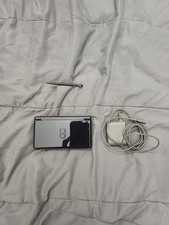 Nintendo DS Lite Handheld System Onyx Black - upper screen is broken