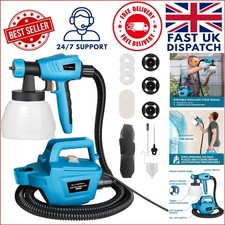 Electric HVLP Paint Sprayer Pro 800W - 3 Spray Patterns & Detachable Container