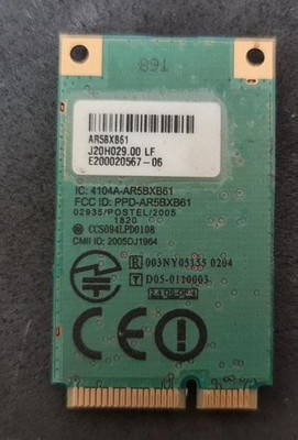 MiniPCIe WLAN WIFI Karte Card AzureWave AR5BXB61 /  801.11 b/g/n