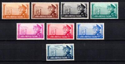 1941 ITALIAN EAST AFRICA - BROTHERHOOD IN ARMS + AIRMAIL - NEW MNH**
