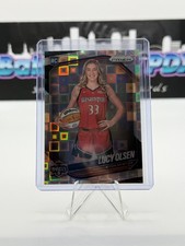 2025 WNBA Panini Prizm Lucy Olsen Silver Pandora RC Image Variation 