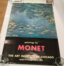 Paintings by MONET - The art institute of Chicago - 1975 - Water Lilies