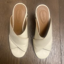 See By Chloe Mules Cream Studded UK 4