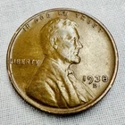 Beautiful 1938D Lincoln Wheat Small Cent Copper BN Circulated US Coin You Grade!