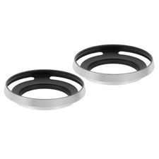 2pcs 43mm Shade, For Universal Thin Vented Screw Cable, Silver