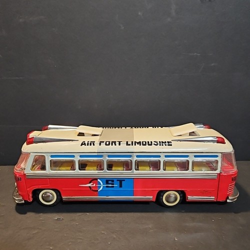 SELTENE VINTAGE SHANGHAI MF 910 BLECH REIBUNGS AIRPORT LIMOUSINE